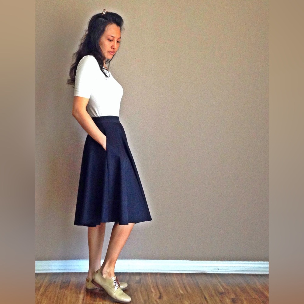 Asos midi skirt ONLY.  Top, shoes and jewelry are not for sale.
